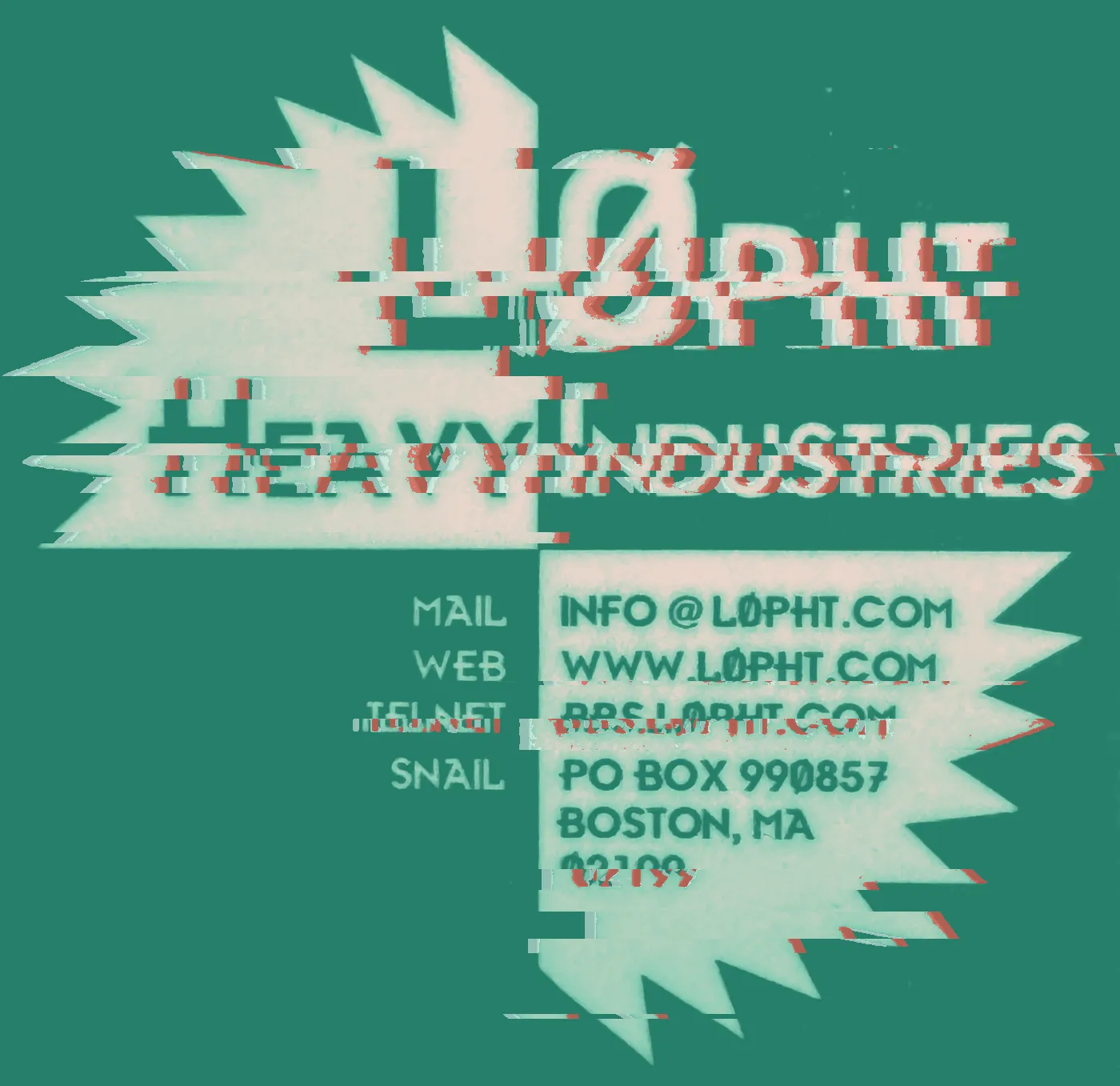 L0pht Heavy Industries sticker